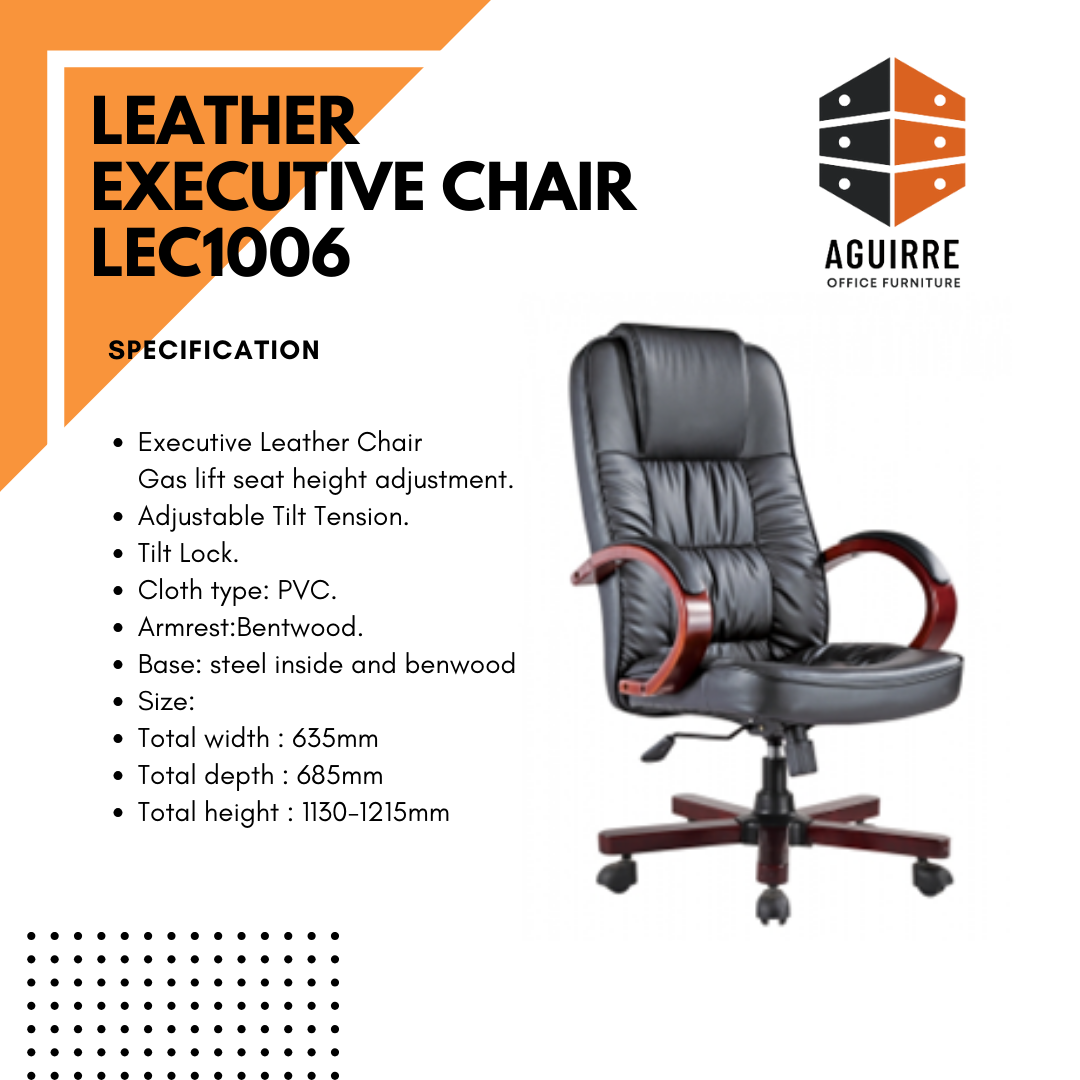 Leather Executive Chair LEC1006 - Main Image