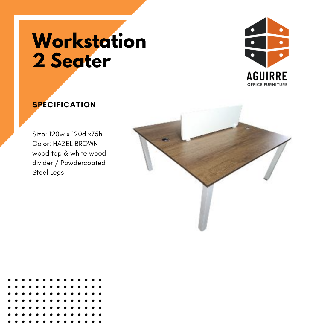 Customize Workstation 2 Seater