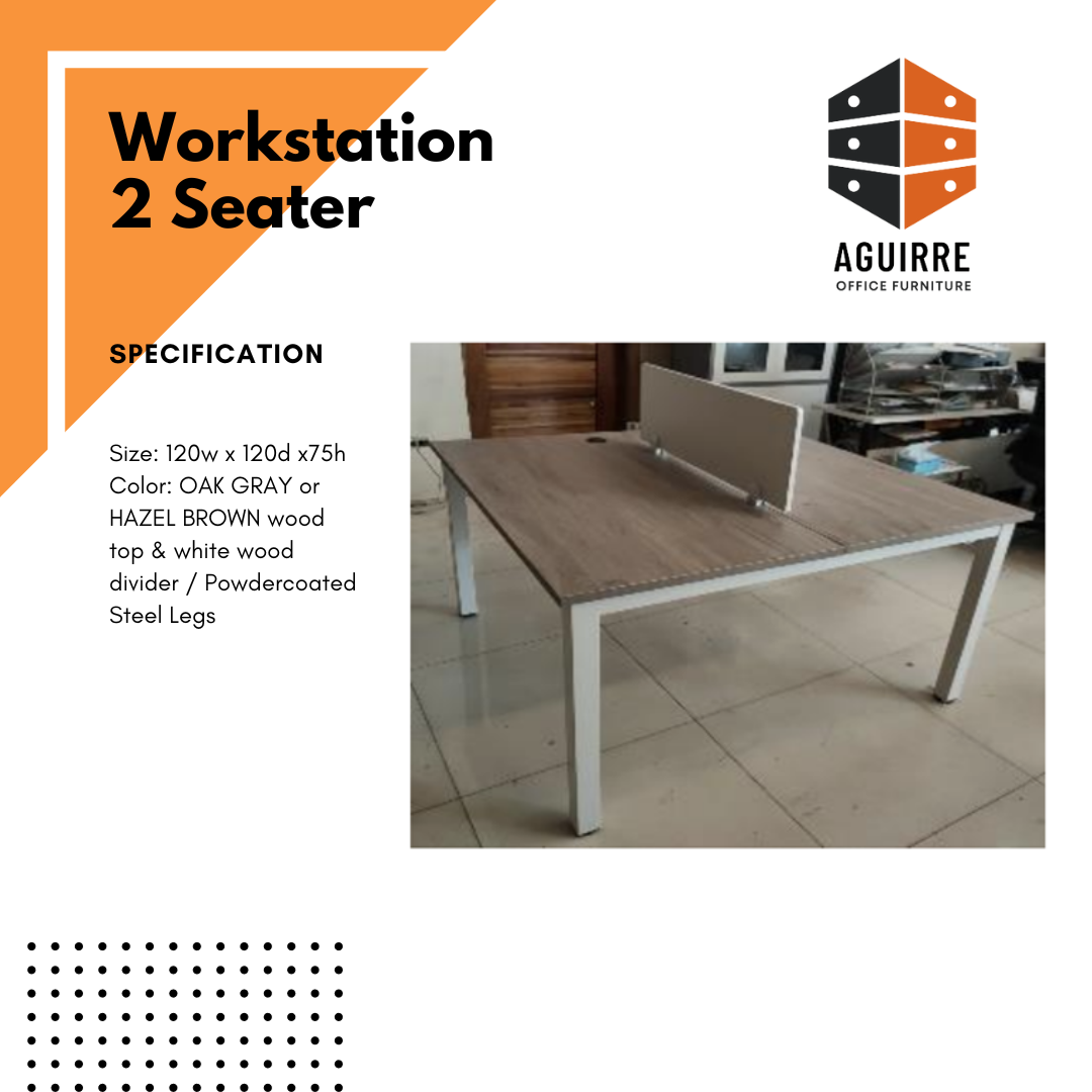Customize Workstation 2 Seater