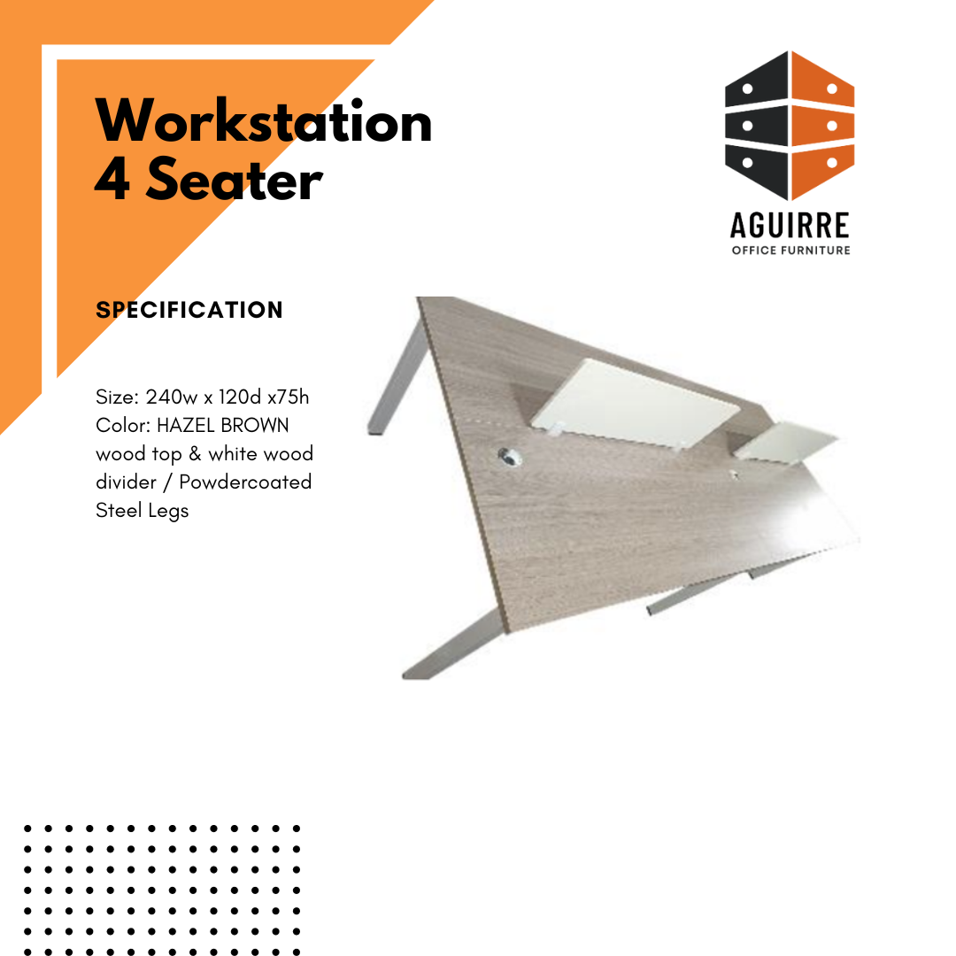 Customize Workstation 4 Seater
