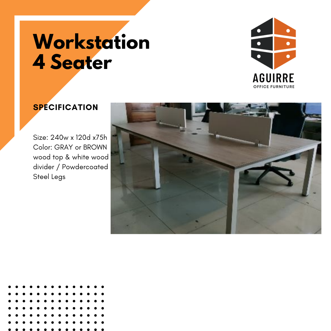 Customize Workstation 4 Seater