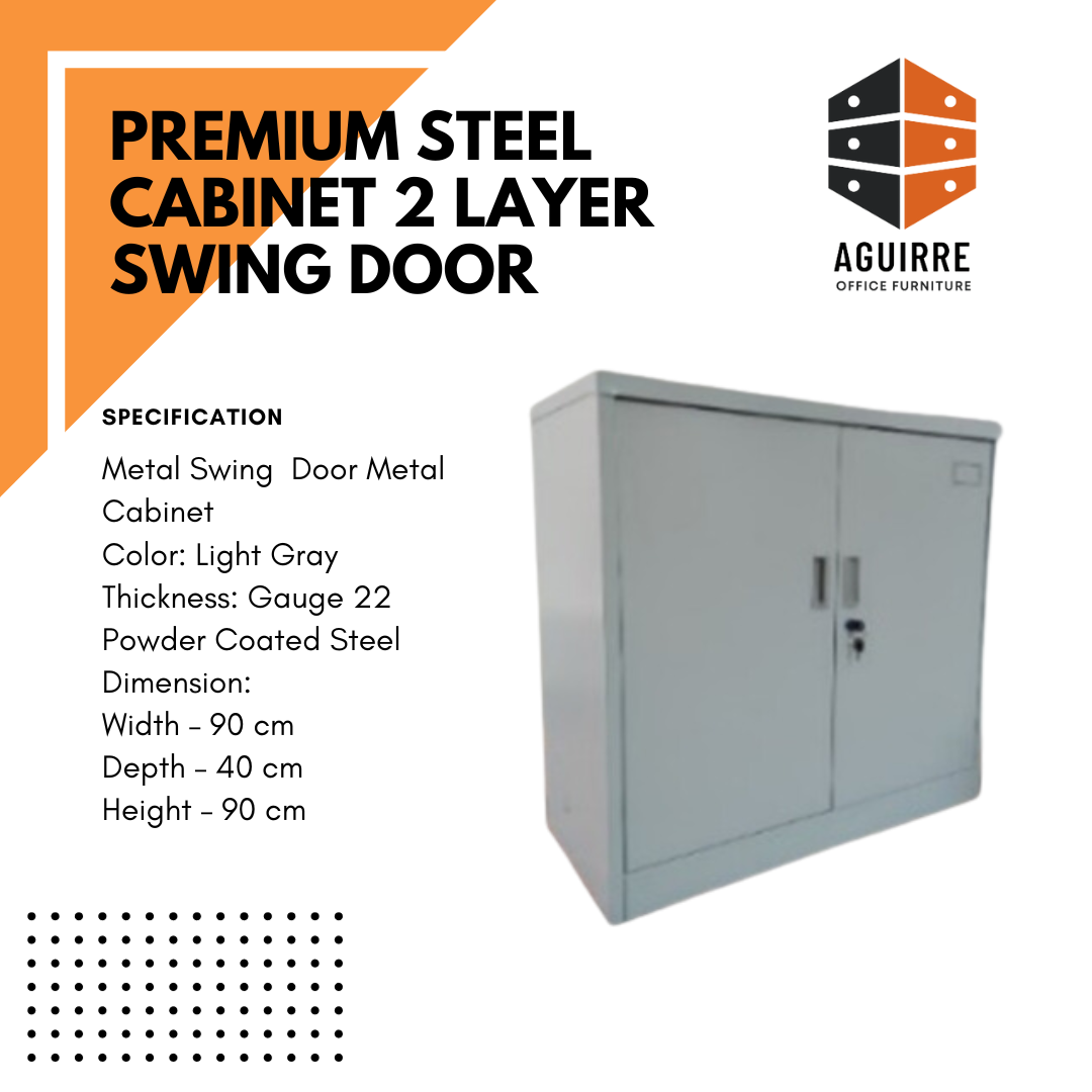 PREMIUM STEEL CABINET 2 LAYER SWING DOOR