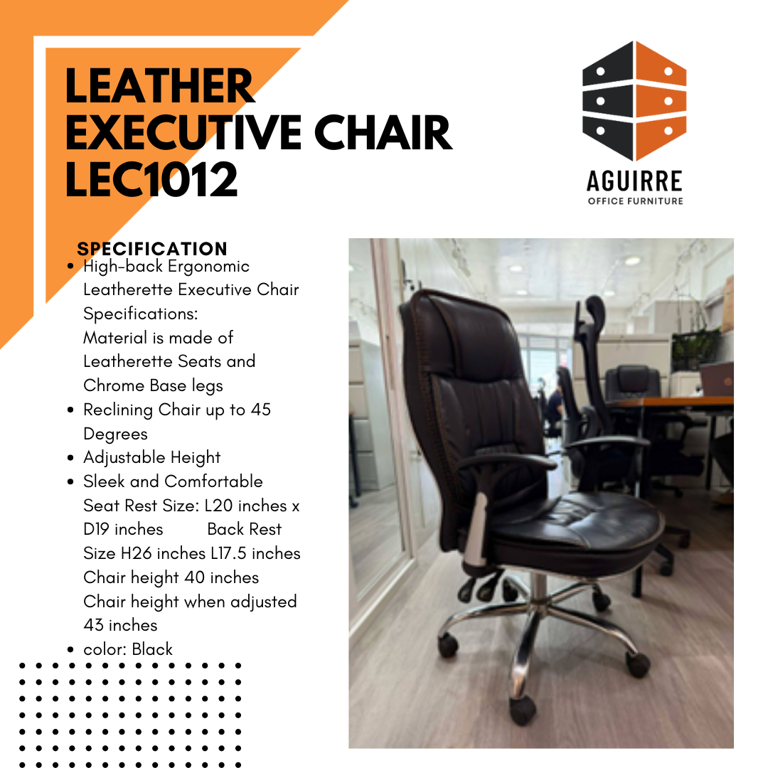 Leather Executive Chair LEC1012 - Main Image
