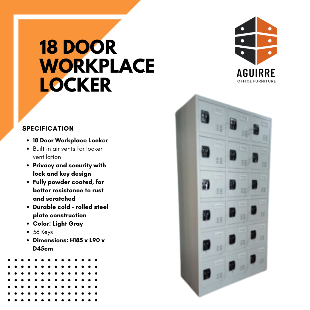 18 DOOR WORKPLACE LOCKER