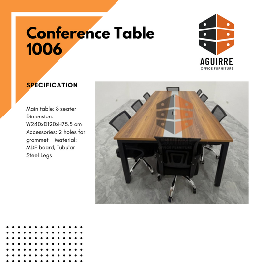 8 Seater Customize Conference Table 1006