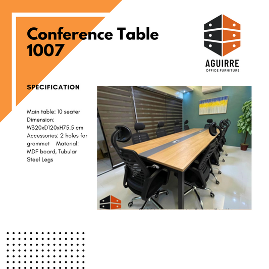 10 Seater Customize Conference Table 1007