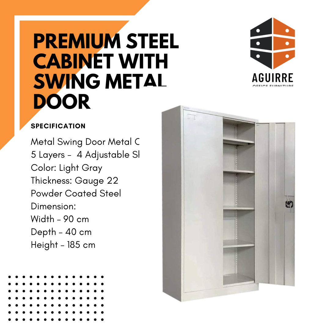 PREMIUM STEEL CABINET WITH SWING METAL DOOR