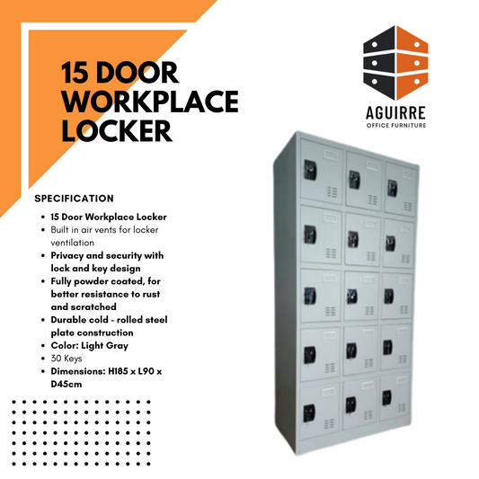 15 DOOR WORKPLACE LOCKER