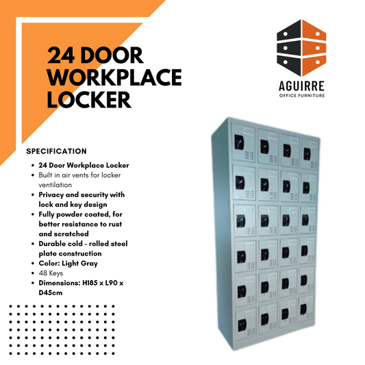 24 DOOR WORKPLACE LOCKER