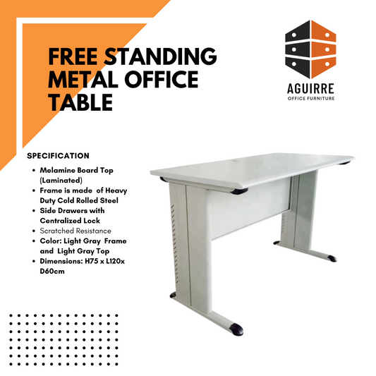 Free Standing Metal Office Table OFT003